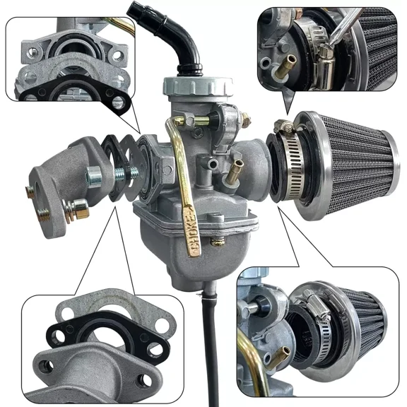 For PZ20 Carburetor For Two Stroke Gas Engine Motor Kit 48CC/66CC/80CC/100CC/110CC YD100/PK80/LD100/LD90/LD80