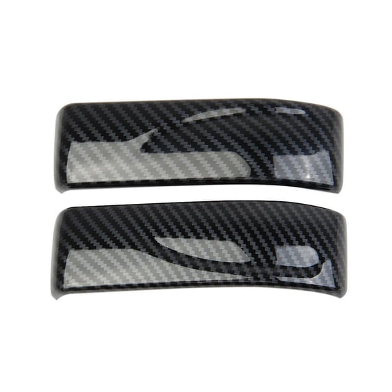 For Pacifica 2022+ Car Interior Mouldings Carbon Fiber Middle Door Handle Panel Decoration Cover Tr