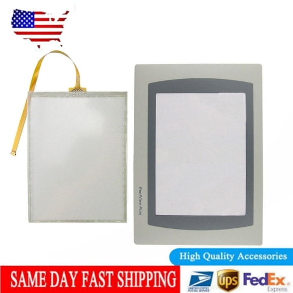 For PanelView Plus 2711P-T7C22D9P 2711P-T7C22D9P A Touch Screen Glass& Overlay