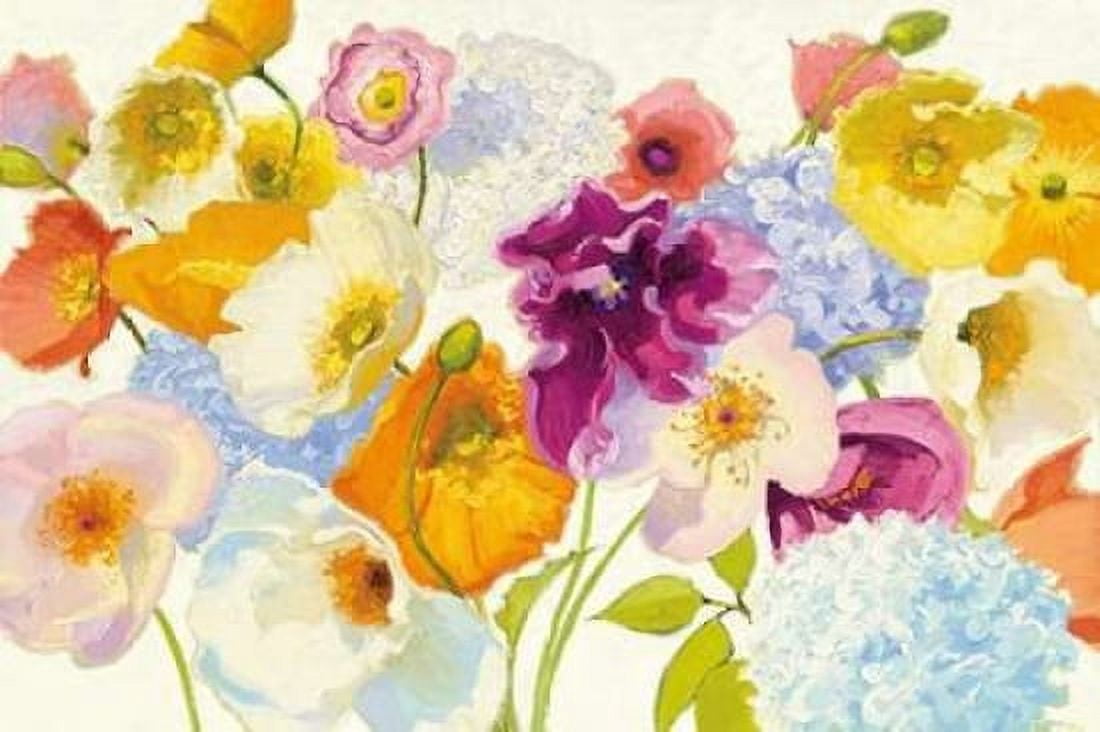 For Paris on White Canvas Art - Shirley Novak (24 x 36)