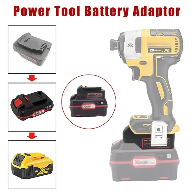 For Park*side 20V Lithium Batteries Converting To for De*walt DCB Series 18V/20V Lithium Battery Power Tools Drill Battery Adapter