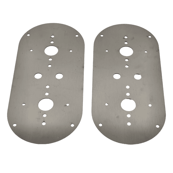 For Peterbilt 359/379/389 W900L Center Dome LIGHT Plate 2 Watermelon Light Plate