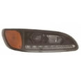 thumbnail image 1 of For Peterbilt 384 Headlight Assembly 2008-2014 Passenger Side w/ LED Daytime Running Light Black, 1 of 5