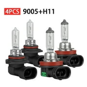 For Peterbilt 579 2013-2017 587 2011-2019 Trucks Light Warm White 3400K 9005 H11 Hi/Lo Halogen Headlight Bulb