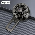 thumbnail image 1 of For Peugeot 408 Aluminum Alloy Rotating wheel hub design Car Seat Belt Extender Seatbelt Lock Buckle Clip Plug Accessories, 1 of 10