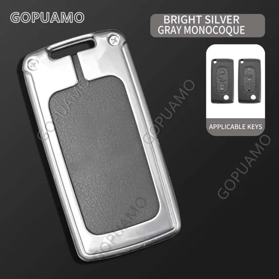 For Peugeot D 2/3 buttons 306 407 807 Partner Car Key Case Cover Zinc alloy Remote Car Key Shell Case