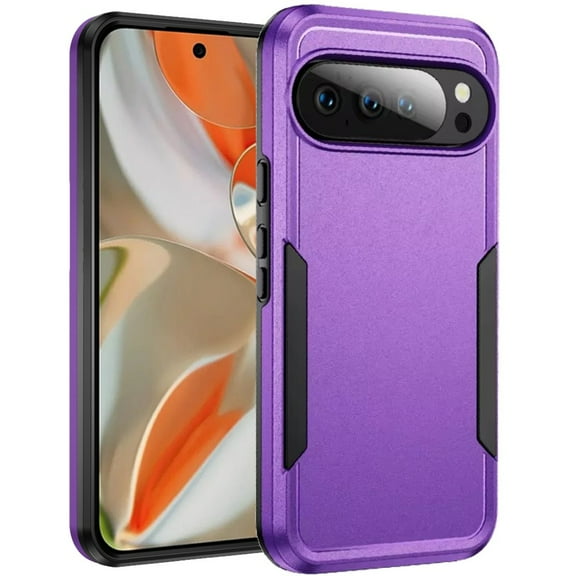 For Pixel 10 Pro XL Tough Hybrid Case - Purple