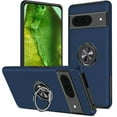 thumbnail image 1 of For Pixel 8A CHIEF Oil Painted Magnetic Ring Stand Hybrid - Dark Blue, 1 of 3