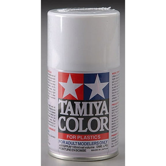 For Plastics TS-7 Racing White Synthetic Lacquer Auto Body Paint, 100ml for Car