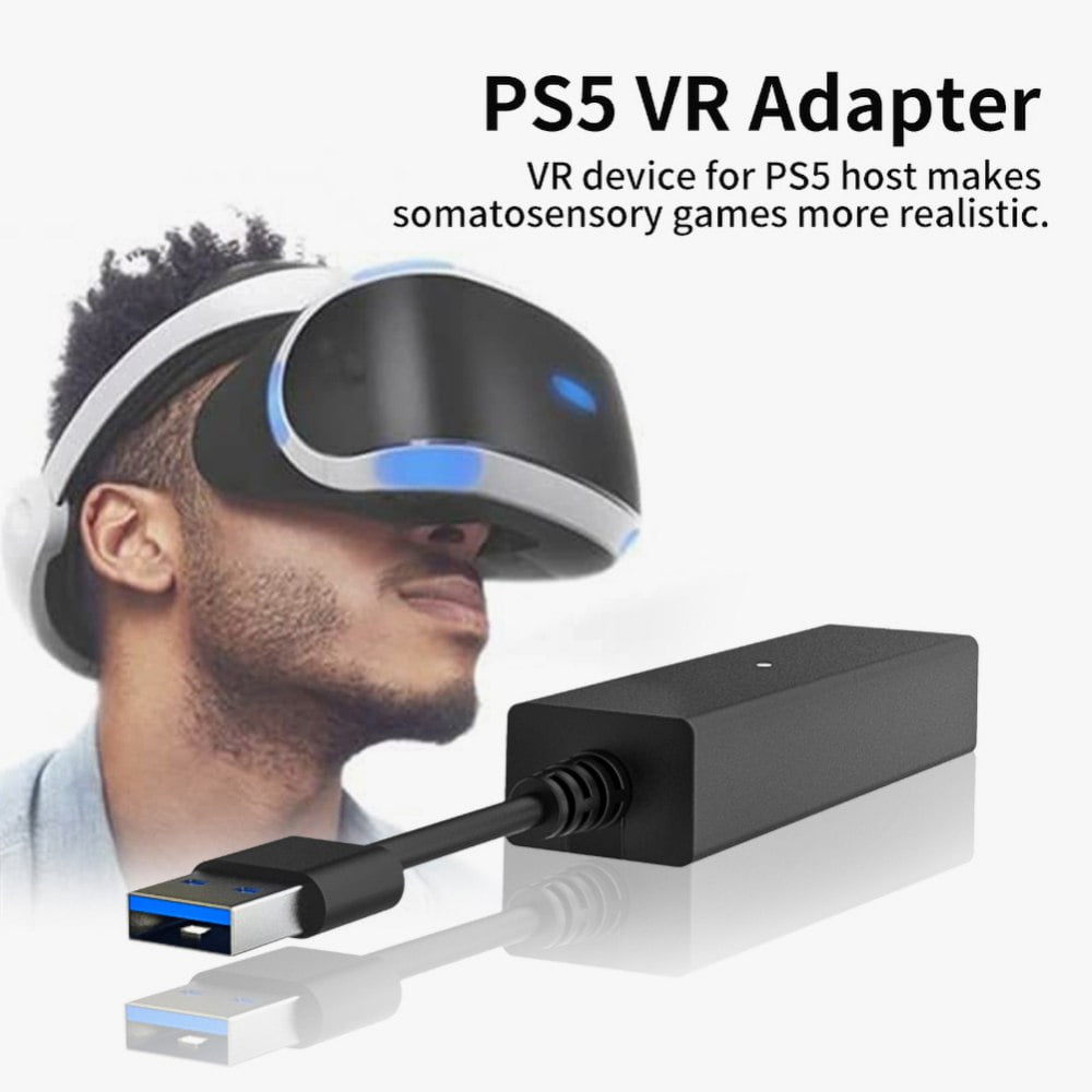  JZW-Shop PS VR Mini Camera Adapter for Playing PS VR on PS5,  PS4 PSVR to PS5 Converter Cable Adapter : Video Games