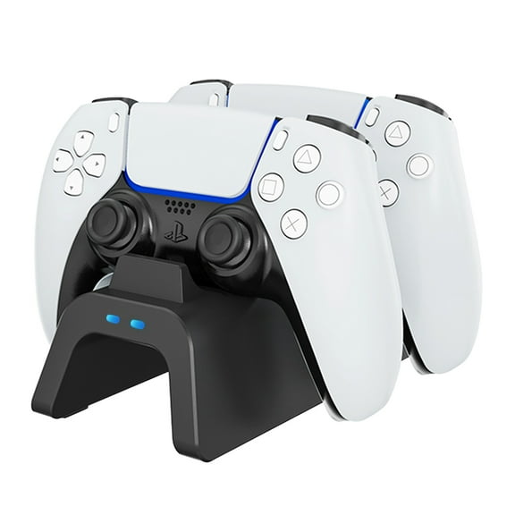For Playstation 5 Controller Charging Station with Fast Charging Ac Adapter Led Indicator