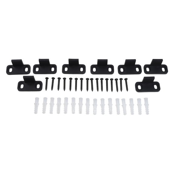 For Pocket Doors Steel Door Stops Barn Door Guides Easy Install Door Hardware L-shaped Adjustable Brackets Space-saving Design