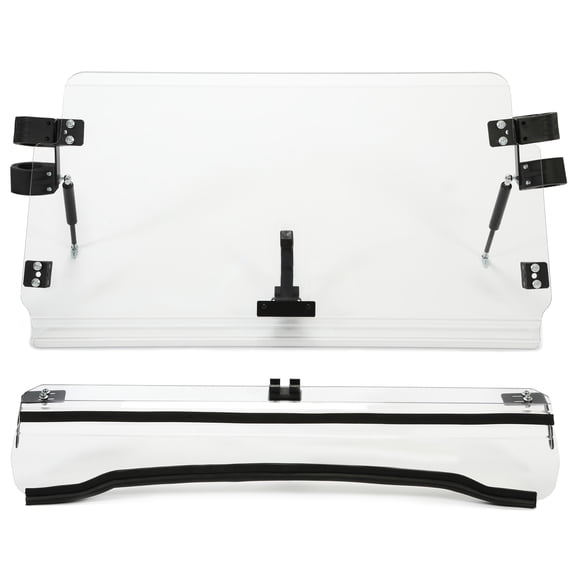 For Polaris RZR 800, 900 XP 2008-2014, Windshield Front 2-in-1 Flip-Up, Tinted Windshield, Durable Polycarbonate, Easy Flip Mechanism, Universal Fit