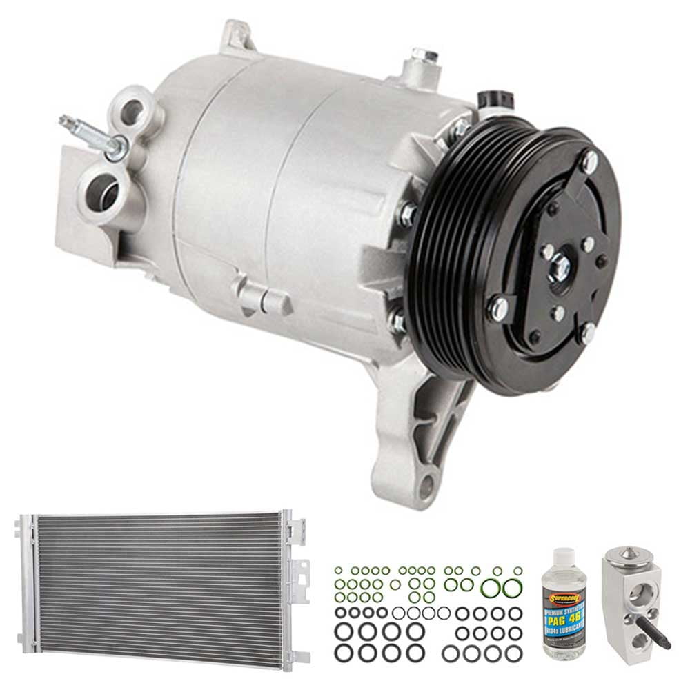 For Pontiac G6 3.9L AC Compressor w/ A/C Condenser & Repair Kit ...