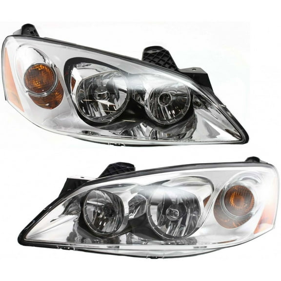 For Pontiac G6 Headlight Assembly 2005-2010 Base.GT Model 2005-2008. 2009-2010.GTP Pair-Driver and Passenger Side DOT Certified GM2502255 + GM2503255