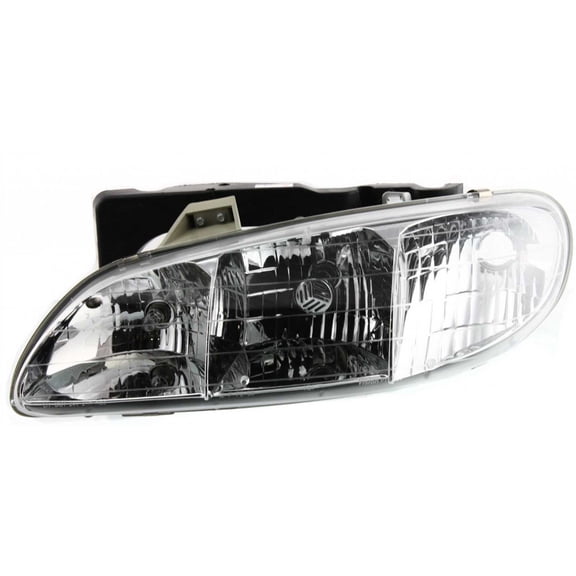 For Pontiac Grand Am 1996 1997 1998 Headlight Assembly Driver Side | Replacement For GM2502140 | 16524657, 762405597843