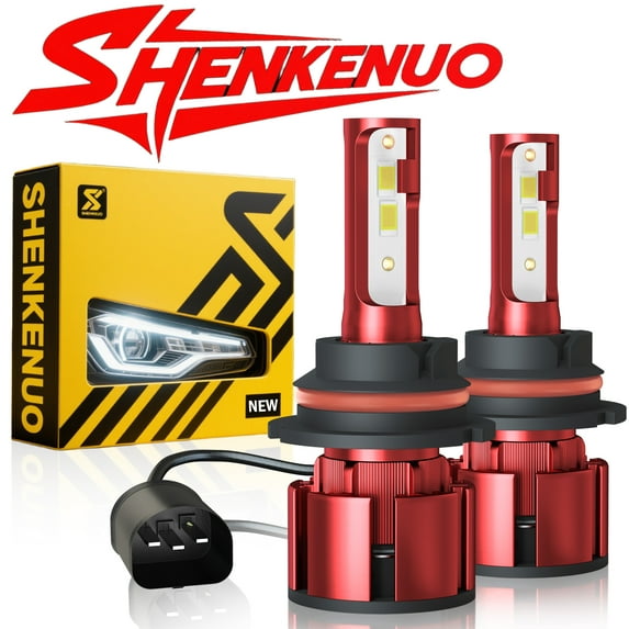 For Pontiac Grand Am 1999 2000 2001 2002 2003 2004 2005 LED Headlight Bulbs 9007 HB5 High and Low Beam 2pcs