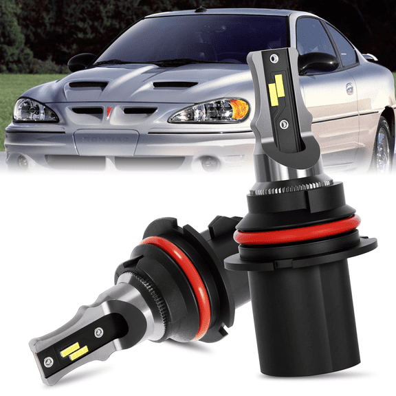 For Pontiac Grand Am 1999-2005 - 2x 9007 HB5 6000K LED Headlight Bulb High Low Beam