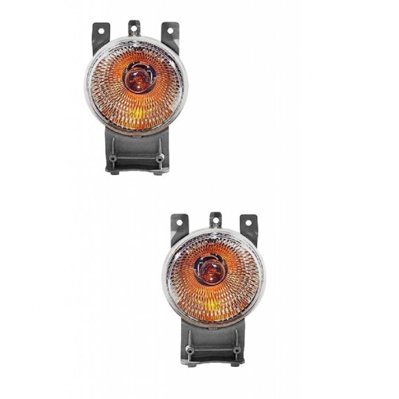 For Pontiac Grand Prix Parking Signal Light Assembly Unit 2005 06 07 2008 Pair Driver and Passenger Side GXP Model For GM2521193