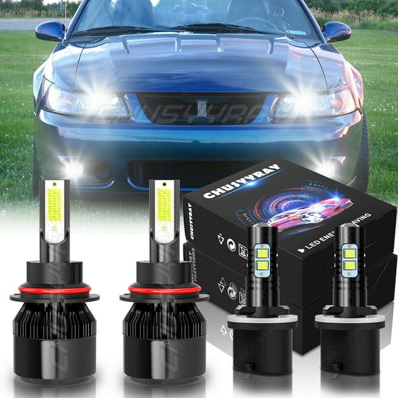 For Pontiac Grand Prix1997 1998 1999-2003 9007 880 LED Headlights Fog lamp Bulbs