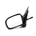 thumbnail image 1 of For Pontiac Sunfire 1995-2005 Door Mirror Driver Side | Manual Glass | Coupe | Gloss Black | Replacement For GM1320148 | 10362466, 22679822, 1 of 9