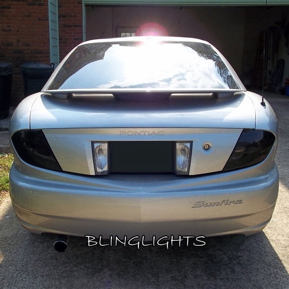For Pontiac Sunfire Tinted Smoked Protection Overlays Film for Taillamps Taillights Tail Lamps Lights