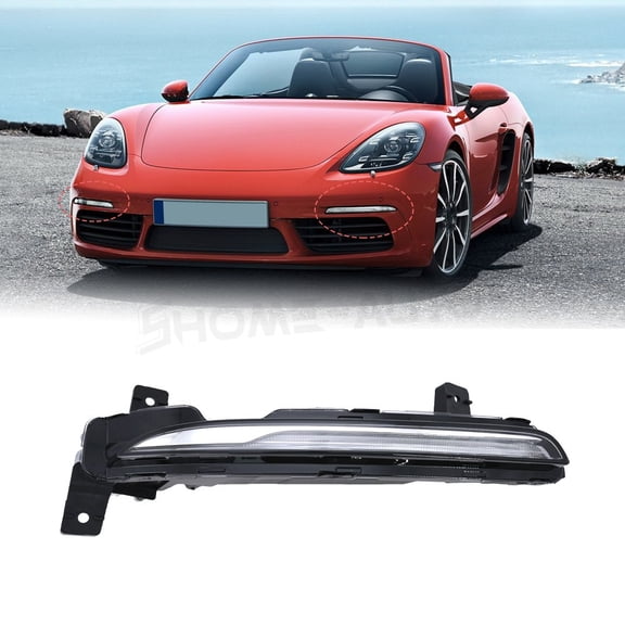 For Porsche 718 2017-2022 Passenger Side Front Bumper LED Daytime Running Light