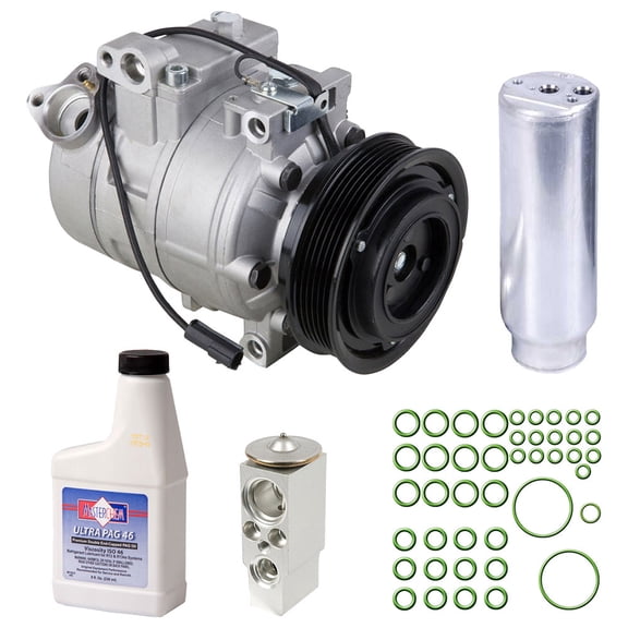 For Porsche Boxster & Cayman 986 987 AC Compressor w/ A/C Repair Kit - BuyAutoParts