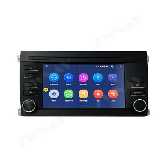 For Porsche Cayenne 2006-2009 CarPlay upgrade 7 inch touch screen Radio Android Auto mirror Netfix Spotify Android 13 apps navigation