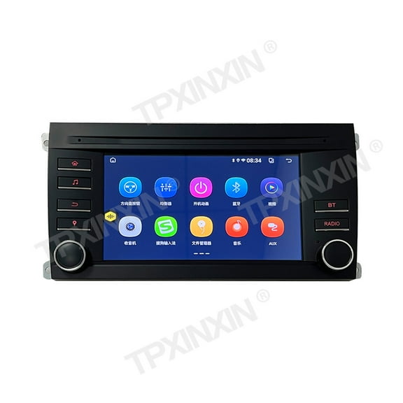 For Porsche Cayenne 2006-2009 CarPlay upgrade 7 inch touch screen Radio Android Auto mirror Netfix Spotify Android 13 apps navigation