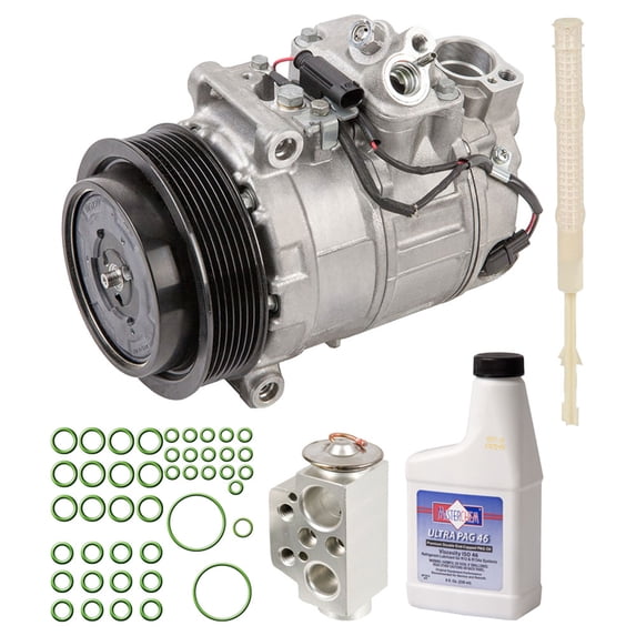 For Porsche Cayenne 2008 2009 2010 OEM AC Compressor w/ A/C Repair Kit - BuyAutoParts