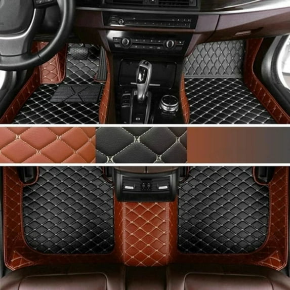 For Porsche Cayman luxury waterproof leathers Car Floor Mats Carpets auto Liners