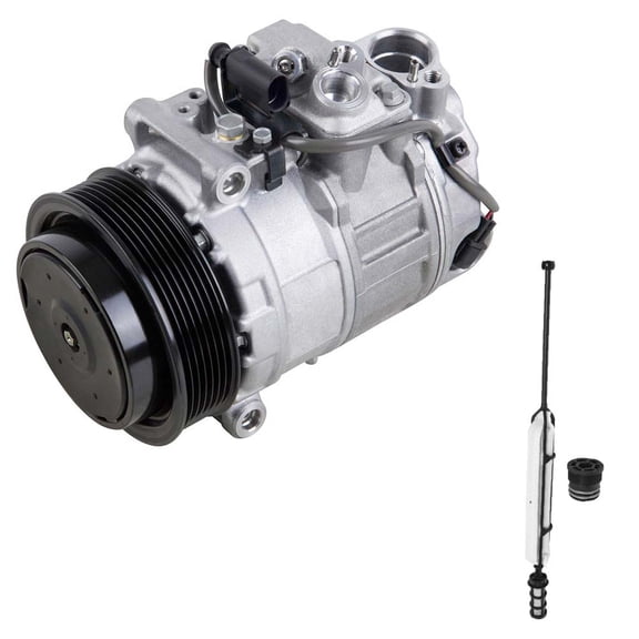 For Porsche Panamera 2010 2011 2012 2013 2014 OEM AC Compressor w/ A/C Drier - BuyAutoParts
