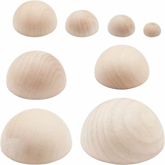 Wooden Half Round Pottery Molds 8 Sizes, Ceramic Top Tool, Plate Press for Bowls and Plates