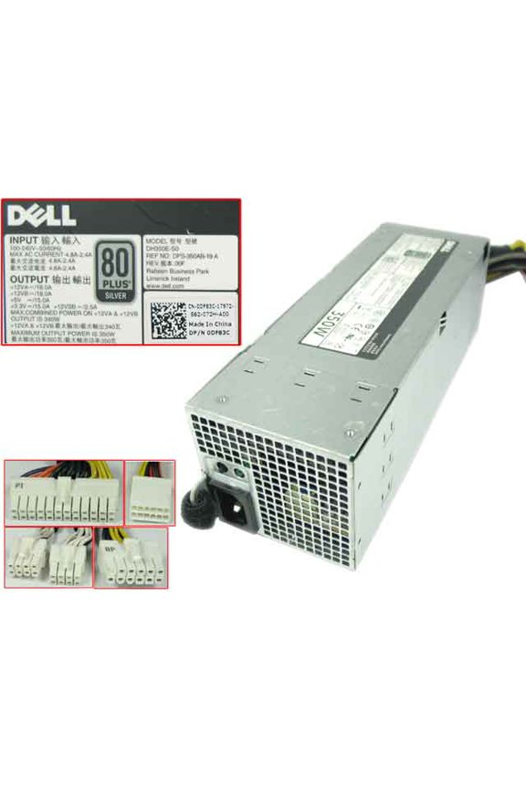 For PowerEdge T320 DH350E-S0 DPS-350AB-19 A 0DF83C Server Power Supply 350W