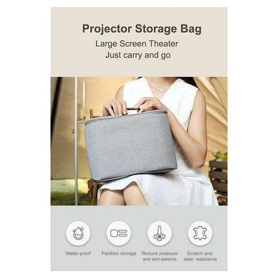 For Projector Bag Portable Protective Storage Case Travel Carry Projector Bag Portable Large Capacity Storage Bags