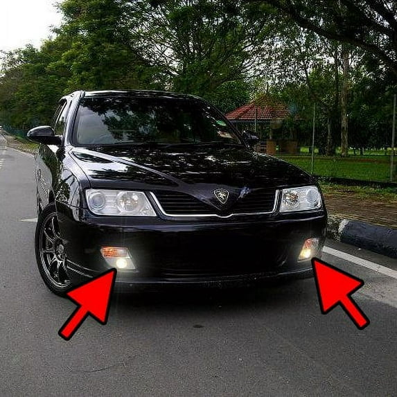 For Proton Waja Xenon Fog Lamps Driving Lights Foglamps Foglights Kit