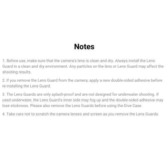 For /R Sticky Lens Guards Dual-Lens 360 Mod