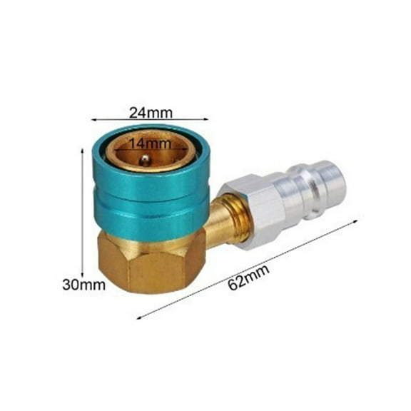 For R1234Yf To R134A Low Side Quick Coupler Adapter Car Air-Conditioning Fitting Adapter Auto Accessories