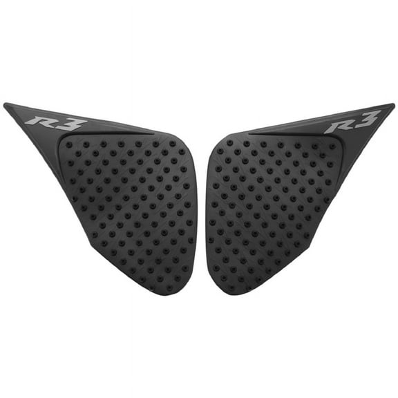 For R3 2015 2016 2017 Yzf-R3 Anti-Slip Anti-Slip Pad Tank Protector Side Adhesives Gas Knee Grip Traction Pads,1* Fuel Tank Sticker,black
