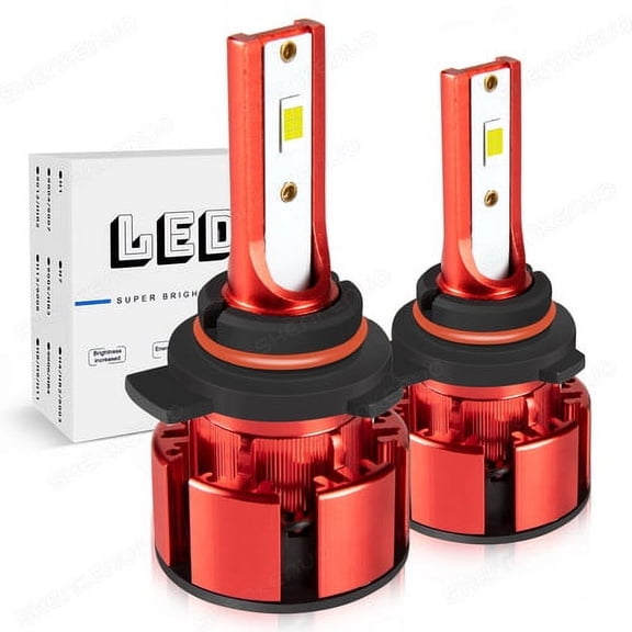For RAM 1500 2500 3500 4500 5500 2013-2015 9012 HIR2 LED Headlight Conversion Kit High / Low Beam Bulbs 6000K 60W 12000LM CSP