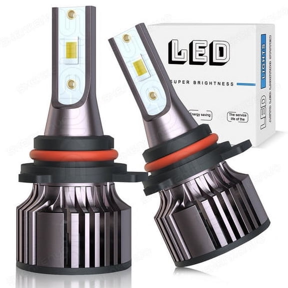For RAM 1500 2500 3500 4500 5500 2013-2015 9012 LED Headlight Bulbs High/Low Beam White 6000K 2PCS 60W 12000LM CSP
