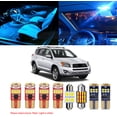 thumbnail image 1 of For RAV4 LED Interior Light Kit for Toyota RAV4 2006 2007 2008 2009 2010 2011 2012 Interior Map Dome Trunk Vanity Mirror Bulbs + Install Tool, 1 of 8