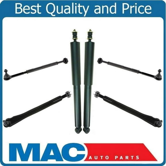 For REAR OF SUV 01-08 Escape Rear 6Pc Upper Lower Control Arm Ball Joint Shocks