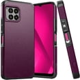thumbnail image 1 of For REVVL 7 PRO 5G Case Dual layers Rugged Cover with Tempered Glass Included, 1 of 6