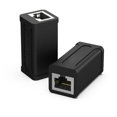 For RJ45 Inline Coupler, 5 Pack Cat7 Cat6 Cat5e Female to Female Ethernet Couplers