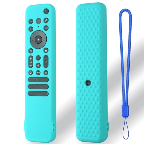 For RMF-TX810U/RMF-TX811U/RMF-TX910U Silicone Case, Anti Slip Silicone TV Remote Protective Control Case Cover with Lanyard