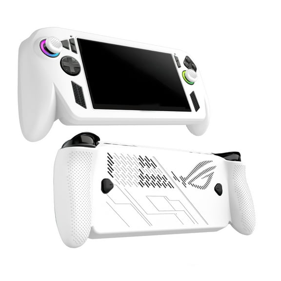 For ROG Ally X Soft Silicone Protective Cover | Full-Body Wrap Shockproof Skin Case with Joystick Caps for ASUS ROG Ally X Handheld Gaming Console