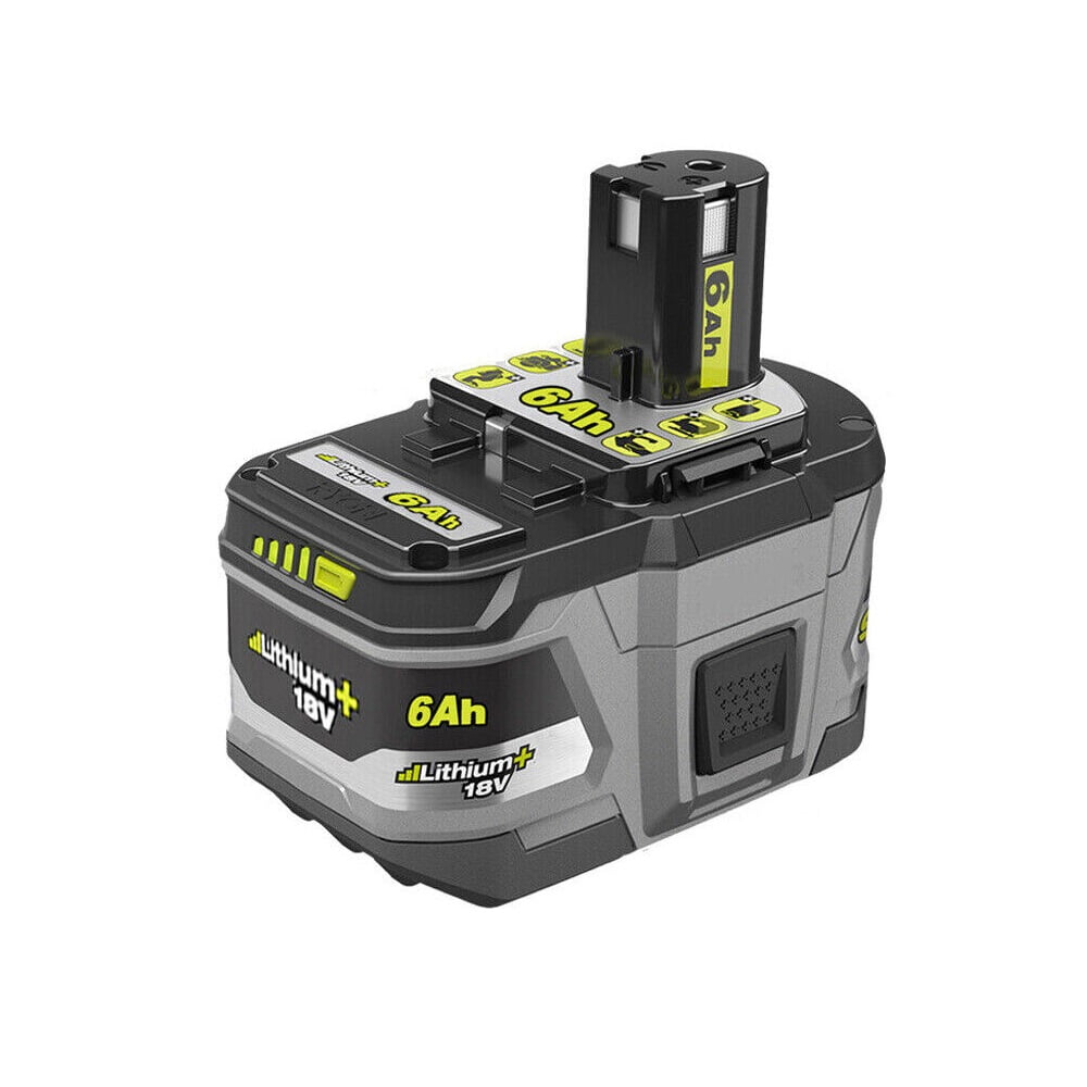 18V 6.0Ah for Ryobi One+ Li-Ion Battery / Charger P108 P104 RB18L25 RB18L40  P109