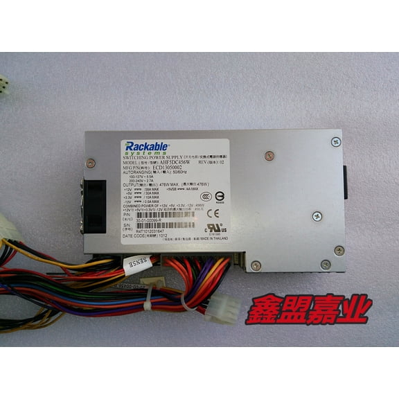 For Rackable AHF5DC456W ECD13050002 30-01-00081-R Server Power Supply 476W